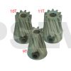LX0331   Lynx Steel Pinion Slant Set STD 9T-10T-11T MOD 0.5  Blade 300X 450X